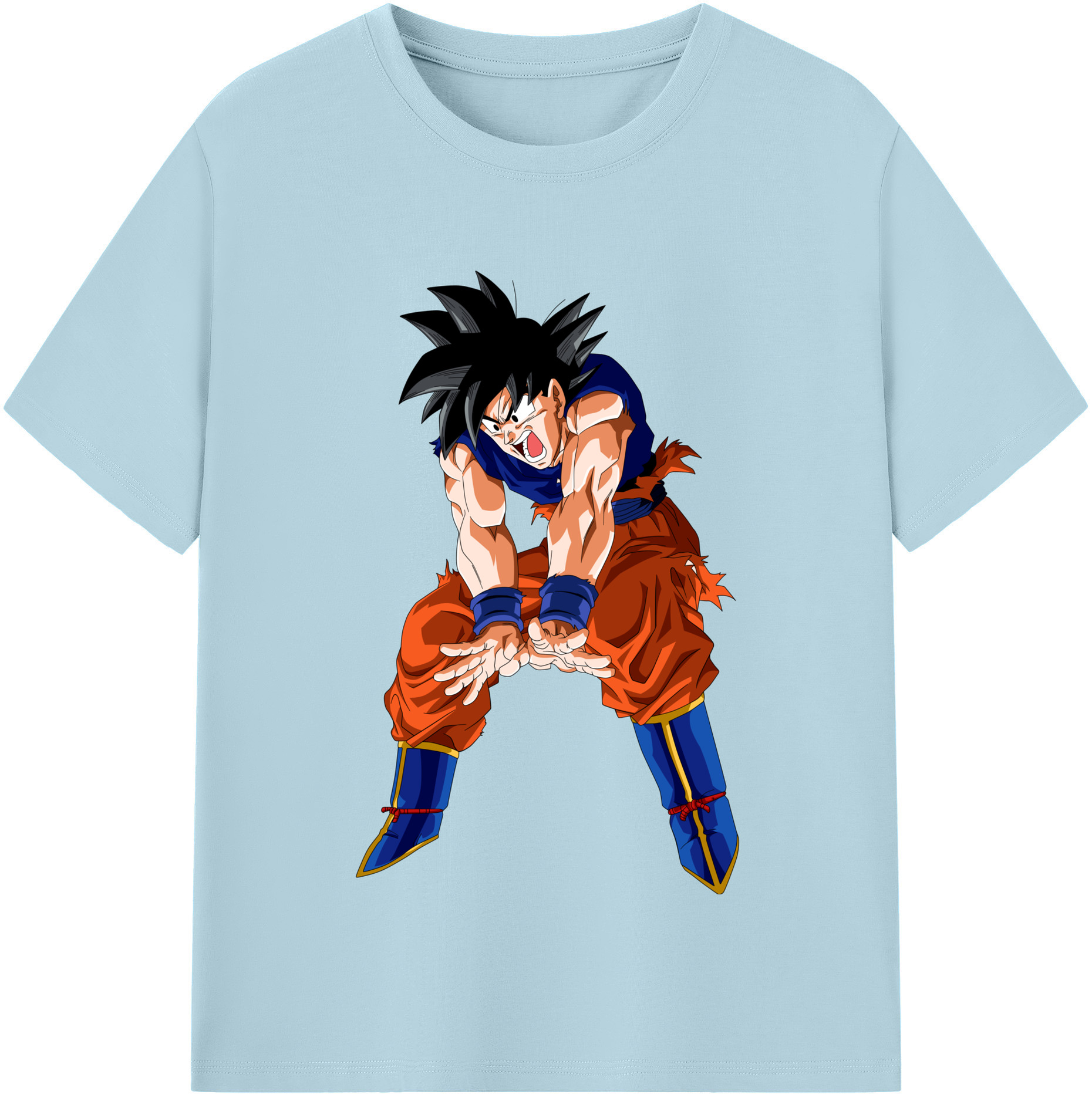 （画像用） ドラゴンボール 孫悟空（そん ごくう）Son Goku カカロット DRAGON BALL Kakarotto 綿100％半袖Tシャツ（フロントプリント）